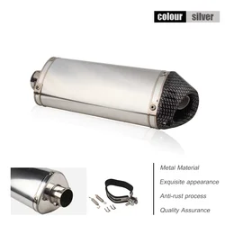Universal Exhaust Pipe Muffler With DB Killer Motorcycle For Kayo Bse 125-160 190 175 200 250cc ATV Quad Scooter Dirt Pit Bike