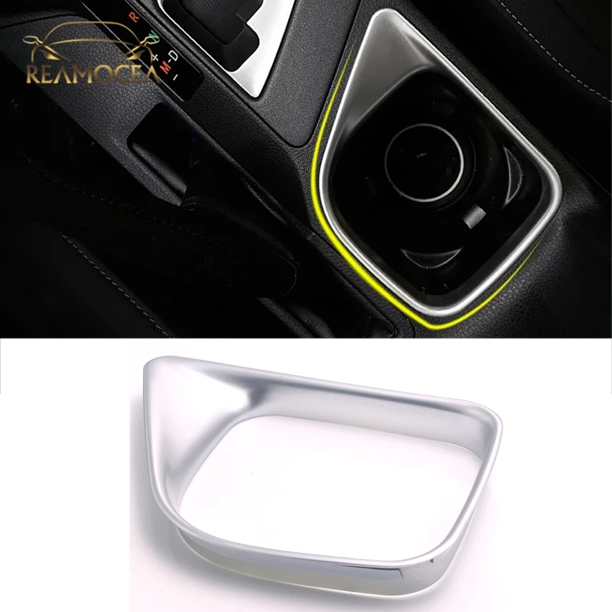 

Reamocea ABS хромированный Автомобильный интерьер подставка для чашки расположение панели Крышка отделка Декоративная наклейка подходит для Toyota RAV4 2016 2017 2018
