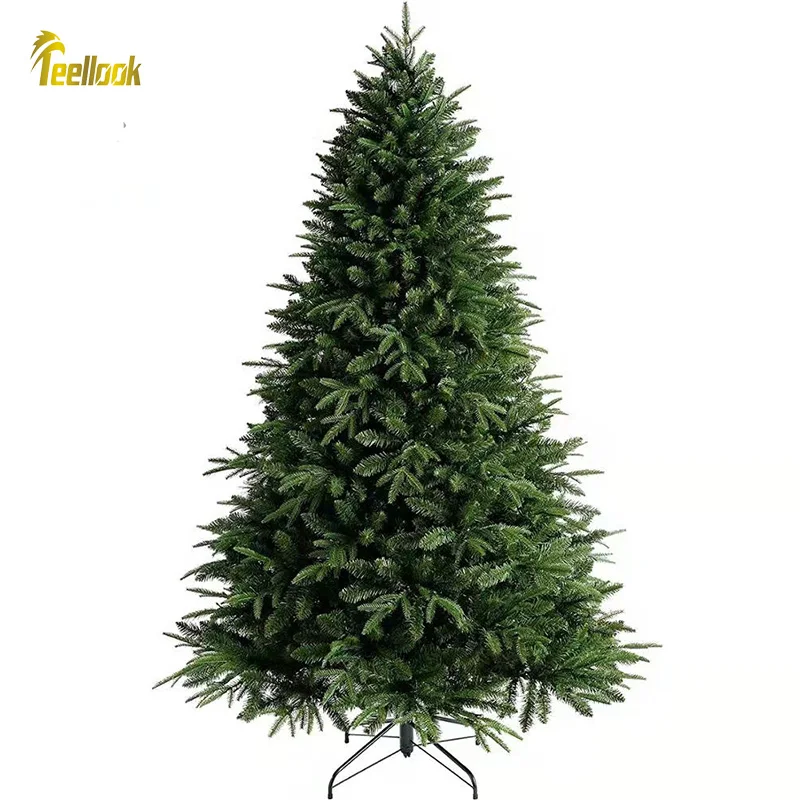 Teellook New 1.2m/5.0m Hybrid LED Christmas Tree Holiday Party Christmas Hotel Shopping Mall Decoration