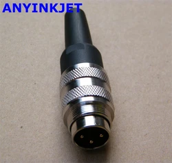 for Videojet 3 PIN DIN PLUG WA500-0036-581 use for videojet 1210 1510 inkjet coding printer