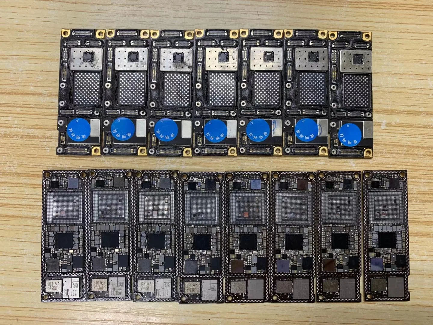 Bande de base CPU pour iPhone 11/11 Pro/11 pro max, carte mère verrouillée ICloud, carte logique d'échange de bande de base CPU, carte CNC percée