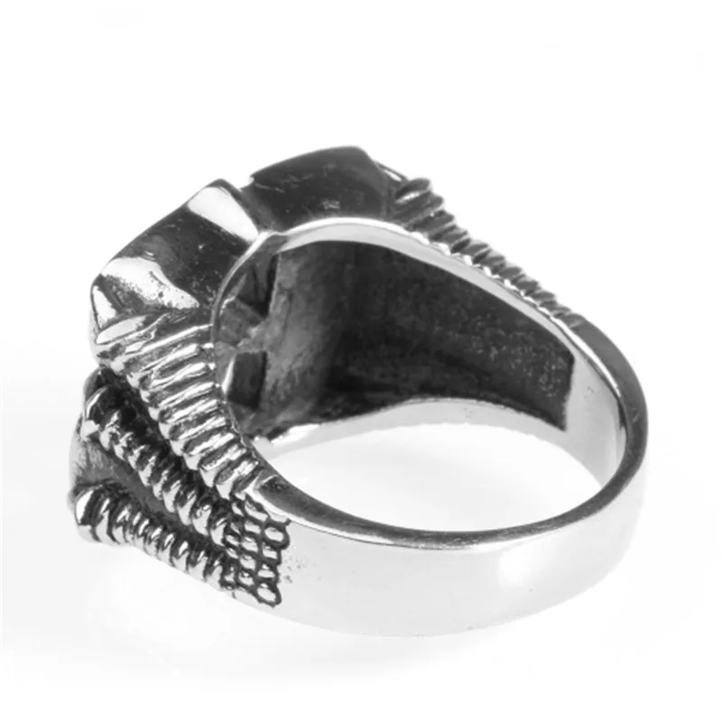 European and American stainless steel ring digital 13 titanium steel taro men\'s punk ring