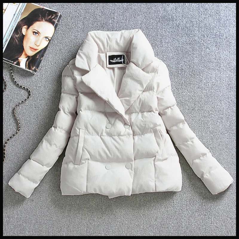 Short Winter Coat Women Parka Puffer Jacket Korean Autumn Padded Warm Jackets Coats Parkas Mujer 2020 8865 KJ3348