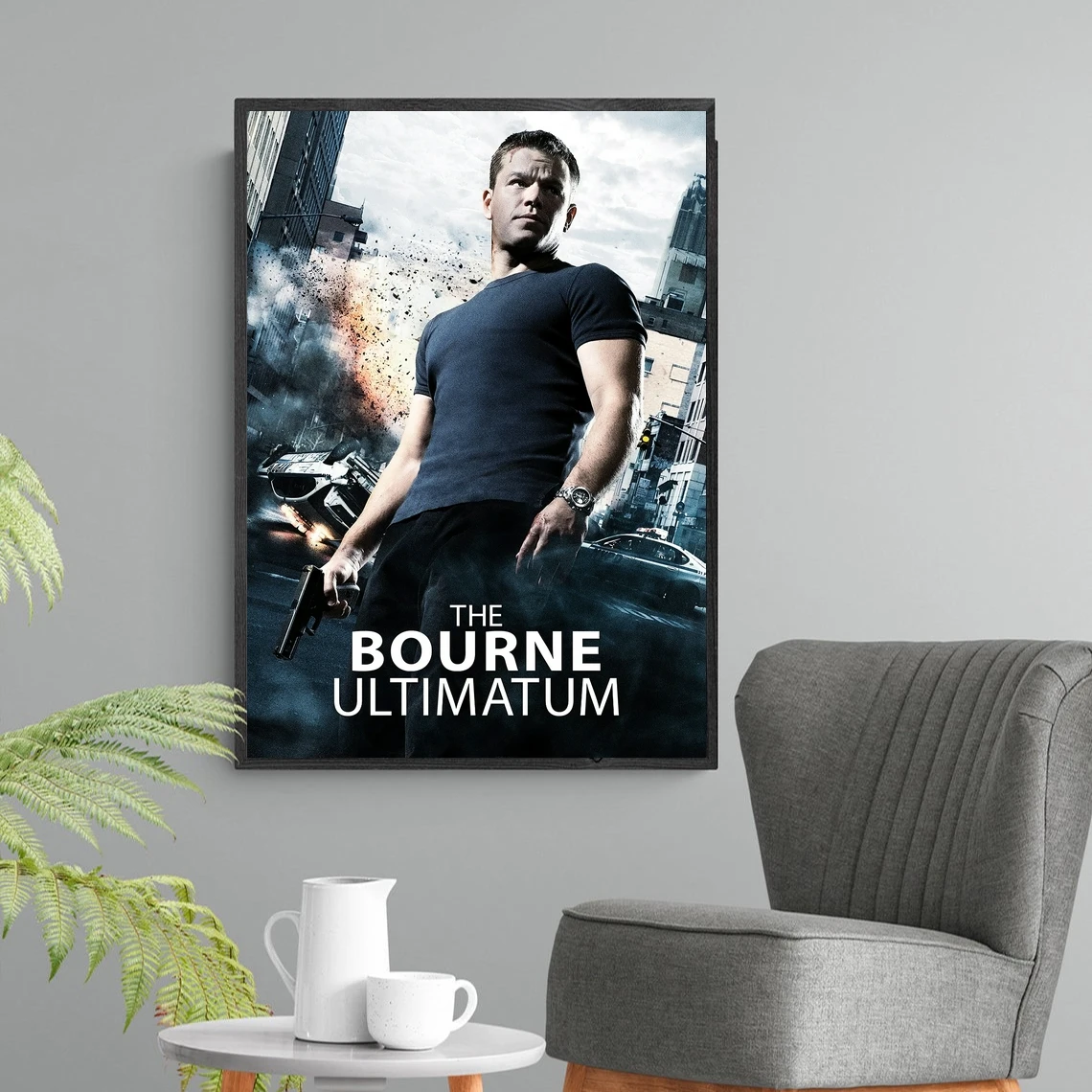 بورن ألتيماتوم غطاء الفيلم المشارك الفن طباعة حائط لوح رسم صور غرفة المعيشة ديكور المنزل (بدون إطار)