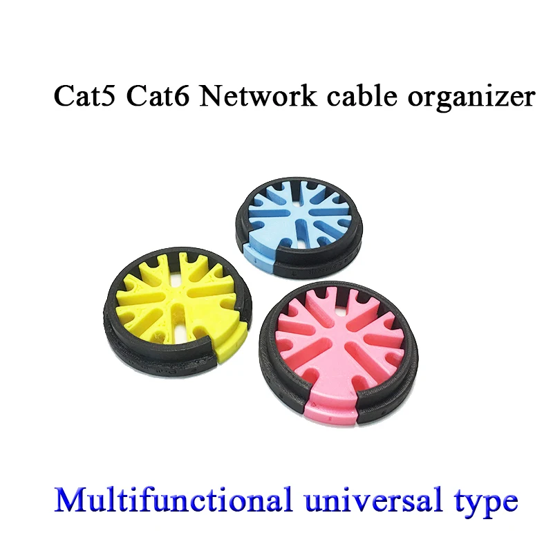 

Multifunction Cat5/Cat6 Category 5/6 Cables Organizer for Office / Computer / Home Arrangement Tidy Tool Network Cable Combs