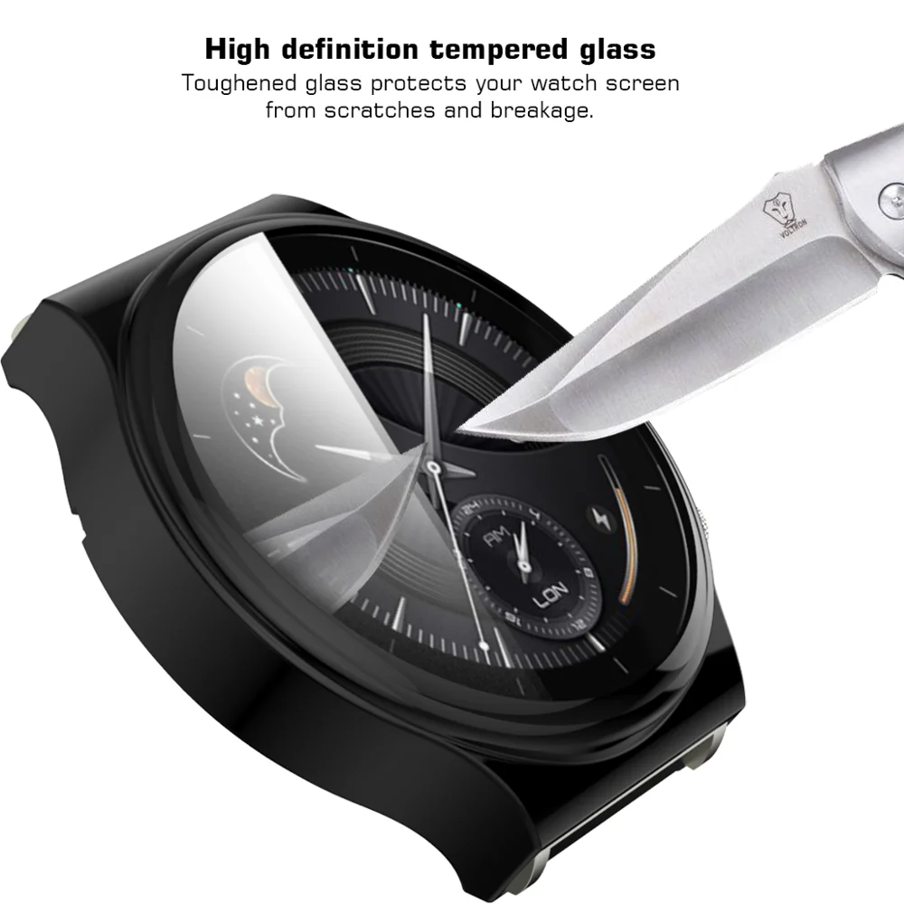 Xi Mạ TPU Ốp Lưng Bảo Vệ Cho Đồng Hồ Huawei Watch GT2 Pro Full Màn Hình Bìa Khung Đồng Hồ Huawei Watch GT 2 Pro