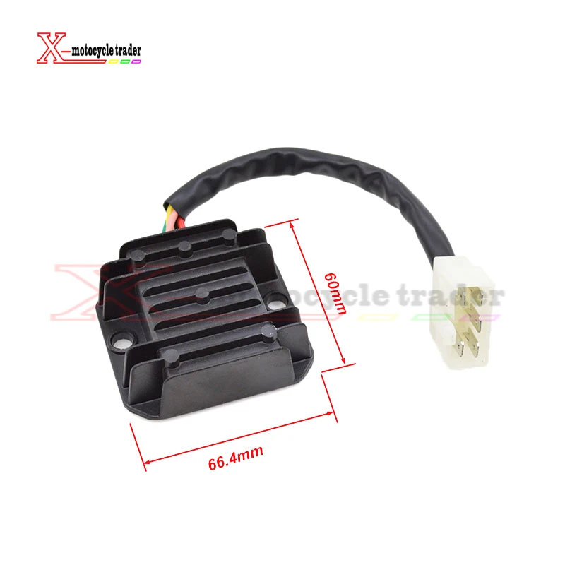 Motorcycle Brand New 5 wire Voltage Regulator Rectifier 5 pin FXD ZJ 12V GY6 scooter ATV 50cc 125cc 150cc