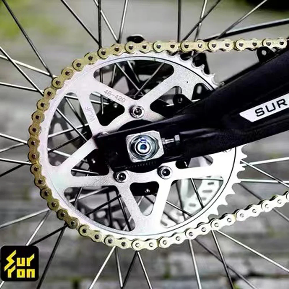 For SUR-RON LIGHT BEE X Special Tooth Plate 58 Tooth Large Sprocket Wheel + Matching Oil Seal Chain Set SURRON Kits