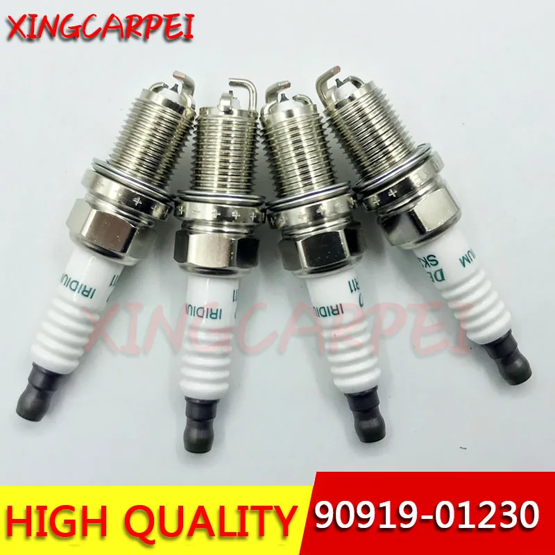 4pcs Iridium Spark Plug For Toyota Lexus FK20HR11/SK20HR11/SK20BGR11/SK20BR11/SC16HR11/SC20HR11/SK20R11 Auto part