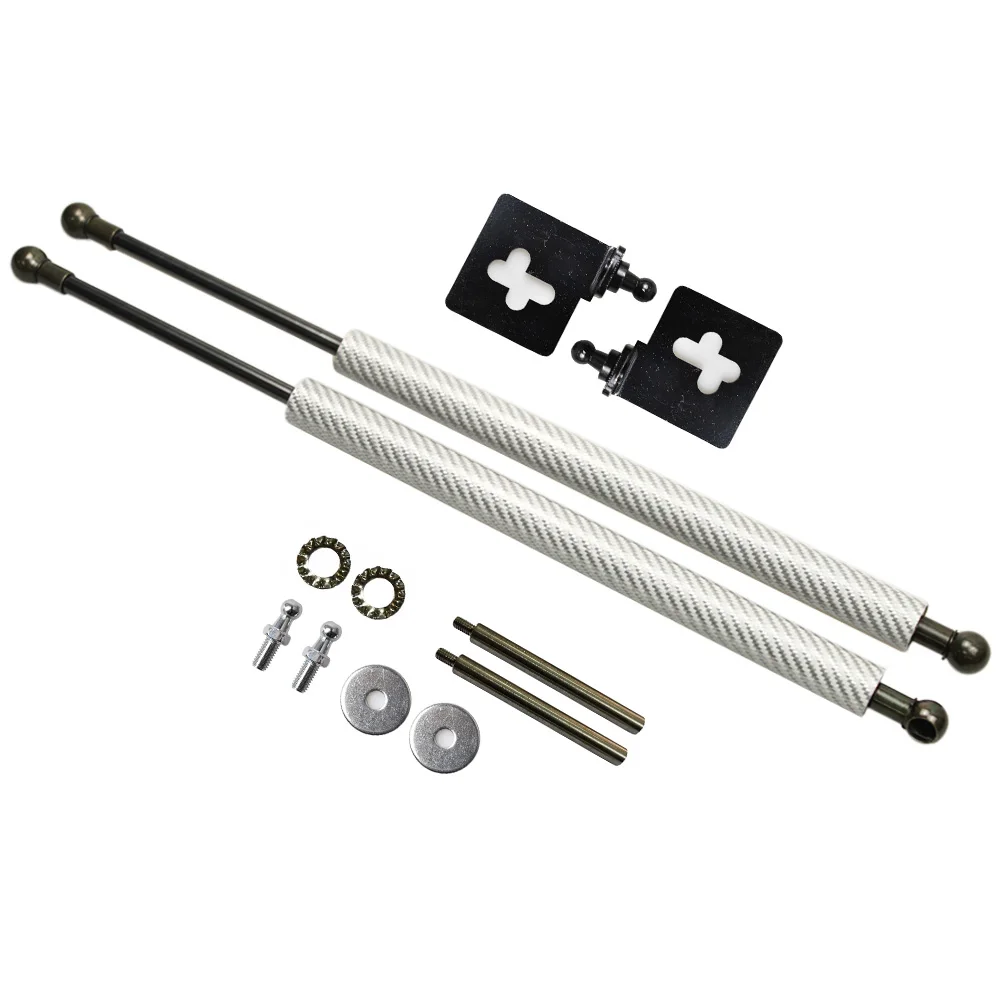 Bonnet Struts For Nissan 240SX S13 1989-1994 Front Hood Modify Gas Spring Carbon Fiber Lift Supports Rod Shock Absorber Pistons