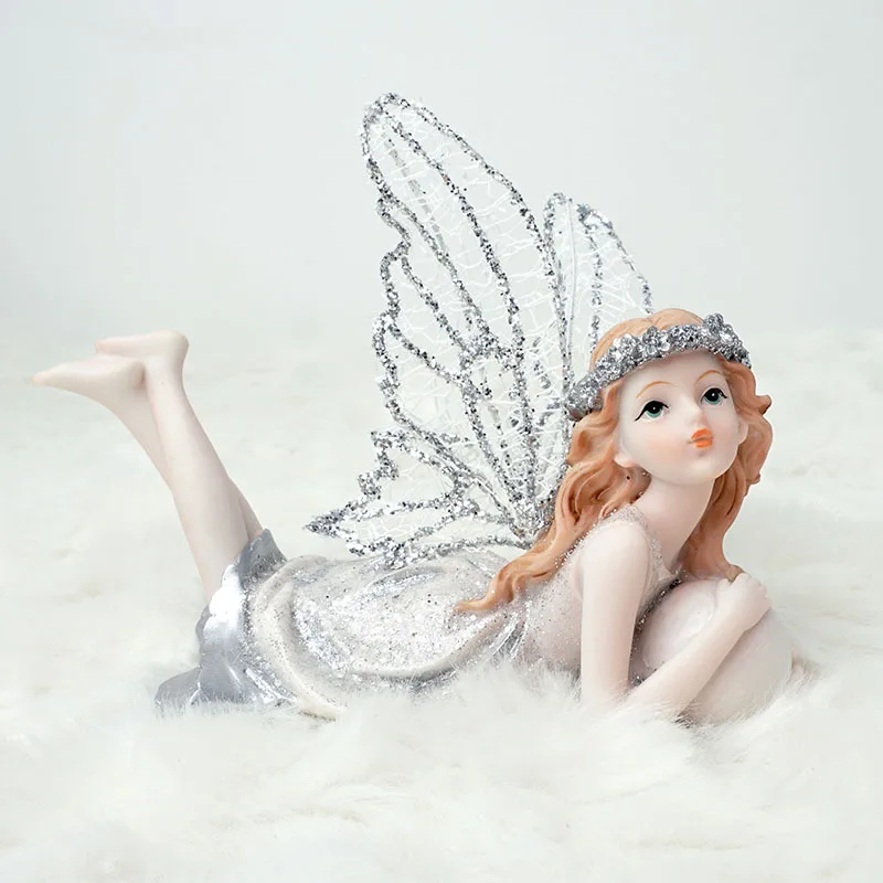 

Wedding Gifts angel resin garden statue figure fairy angel Ornaments Home Decor Resin Angel Beautiful Girl Car Decoration