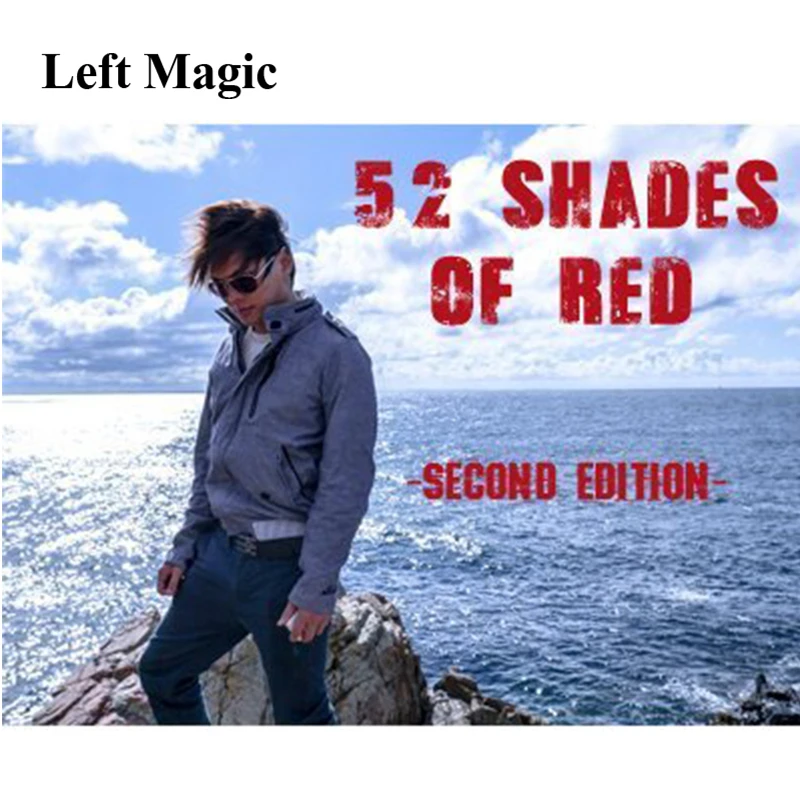 1 Deck 52 Shades Of Red V1 by Shin Lim Card Magic Tricks Gimmick Close Up Magic Magician Deck Magic Accessories Comedy