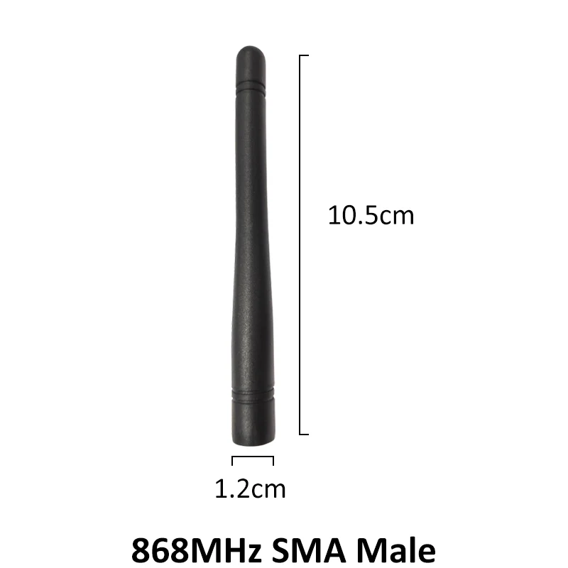 Imagem -02 - Grandwisy 10 Peças Antena 868mhz 3dbi Sma Macho 915mhz Módulo Lora Antene Lorawan Ipex Sma Cabo de Extensão Rabo de Porco Fêmea