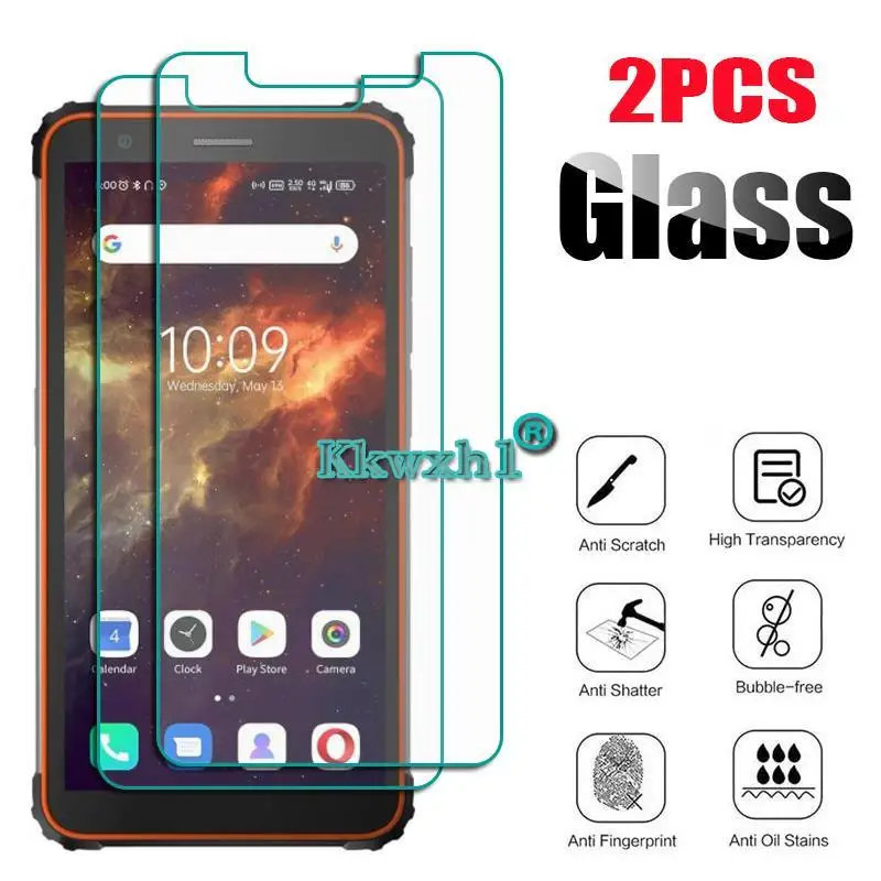 2PCS For Blackview A100 A70 A80 Plus A80s A90 BL5000 5G BV6600 Pro BV6600E BV5100 Screen Protective Tempered Glass Cover Film