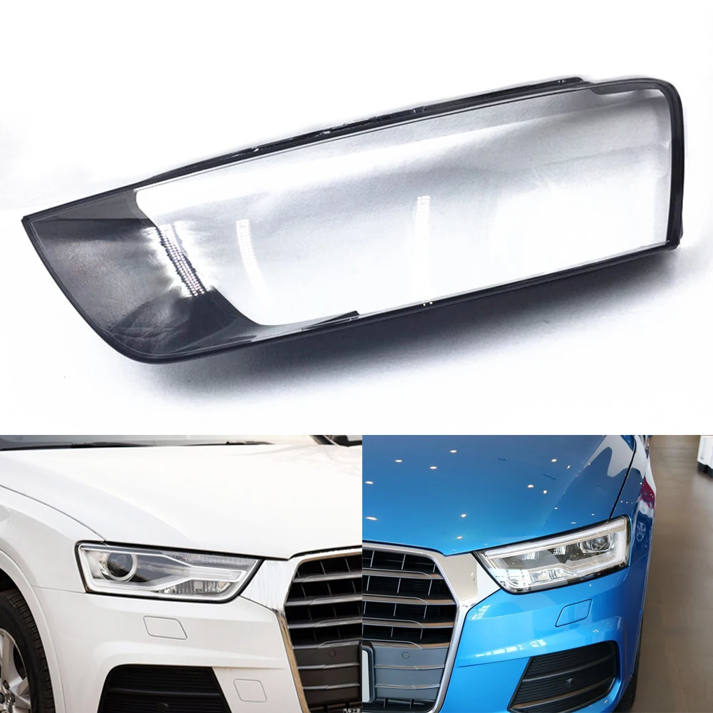 

Car Headlight Lens For Audi Q3 2016 2017 2018 Headlamp Cover Car Replacement Auto Shell Cover