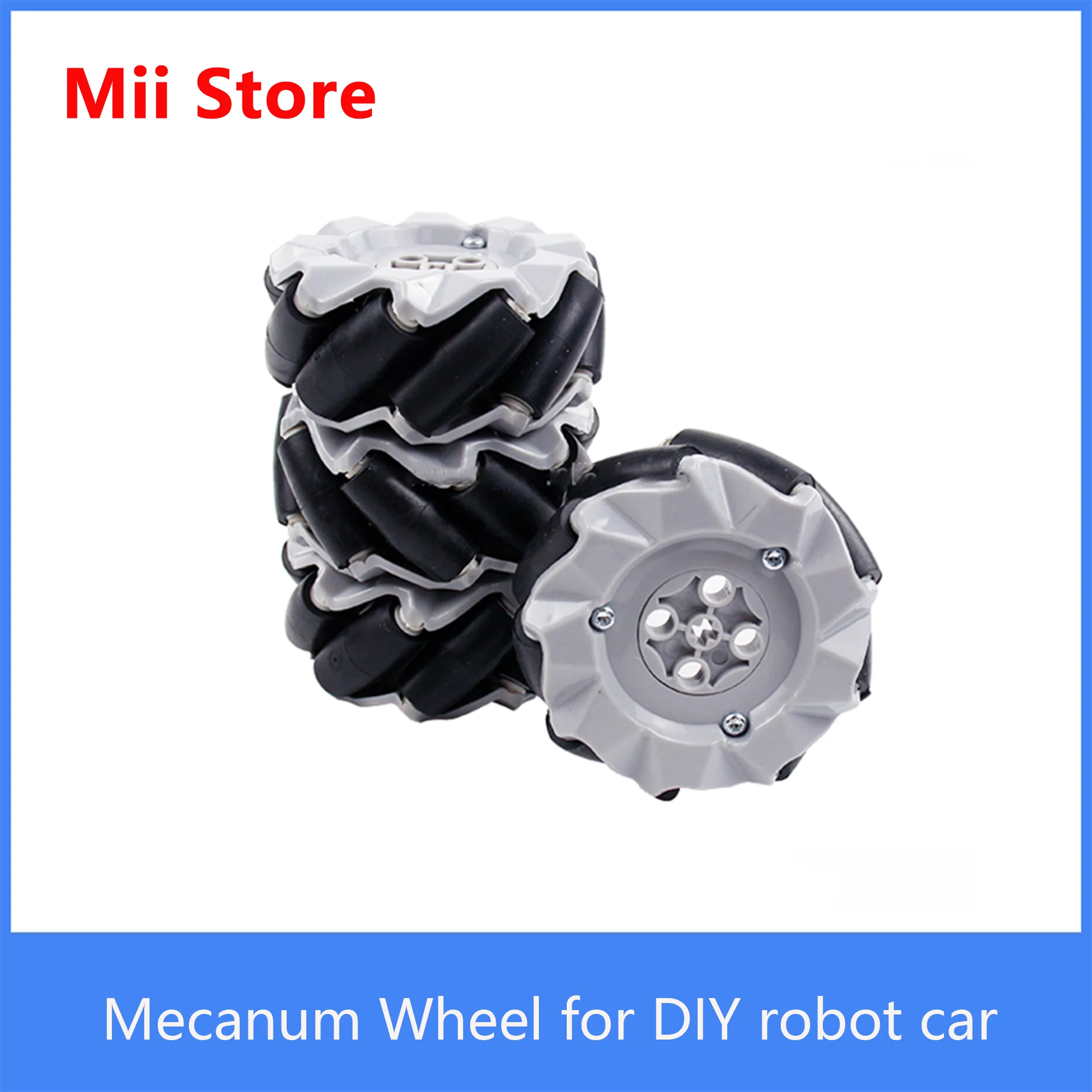 

Yahboom DIY Omni-directional robot 4PCS mecanum wheel for DIY robot car