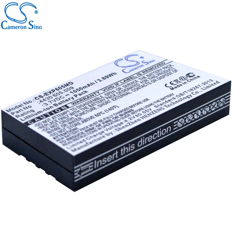 CameronSino Pin Cho Eppendorf Easypet 3 Phù Hợp Với Eppendorf 4430 605.009 Y Tế Thay Thế Pin 1050MAh/3.89Wh 3.70V Đen