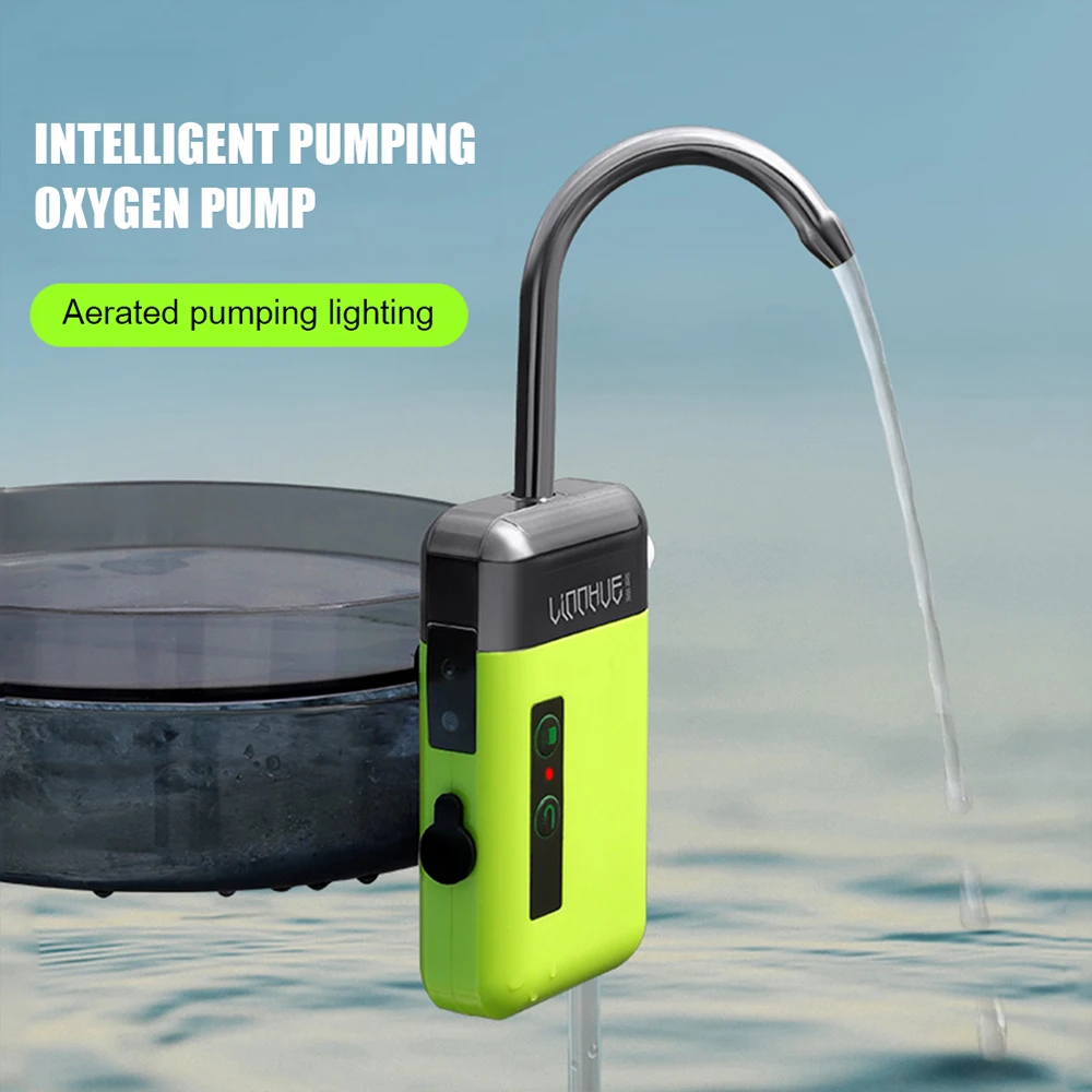 Outdoor Fishing Oxygenation Air Pump USB Intelligent LED Lighting Outdoor Fishing Oxygenation Air Pump