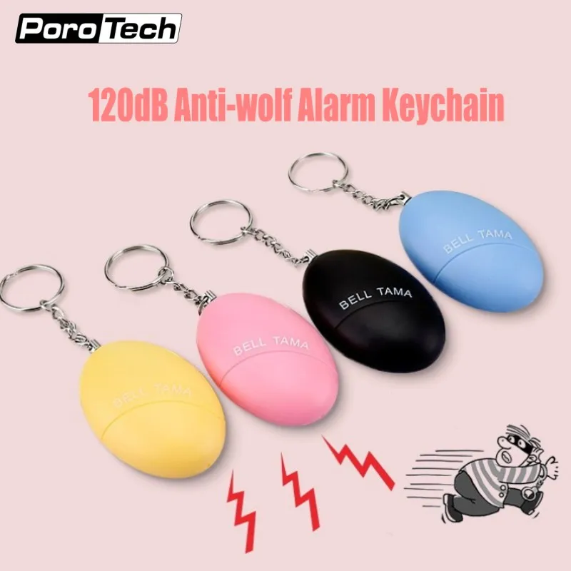 Wonderful Bell Tama Mini Keychain Personal Alarm 120dB Emergency Self Defense Alarm Keychain for Protecting Women Kids Students