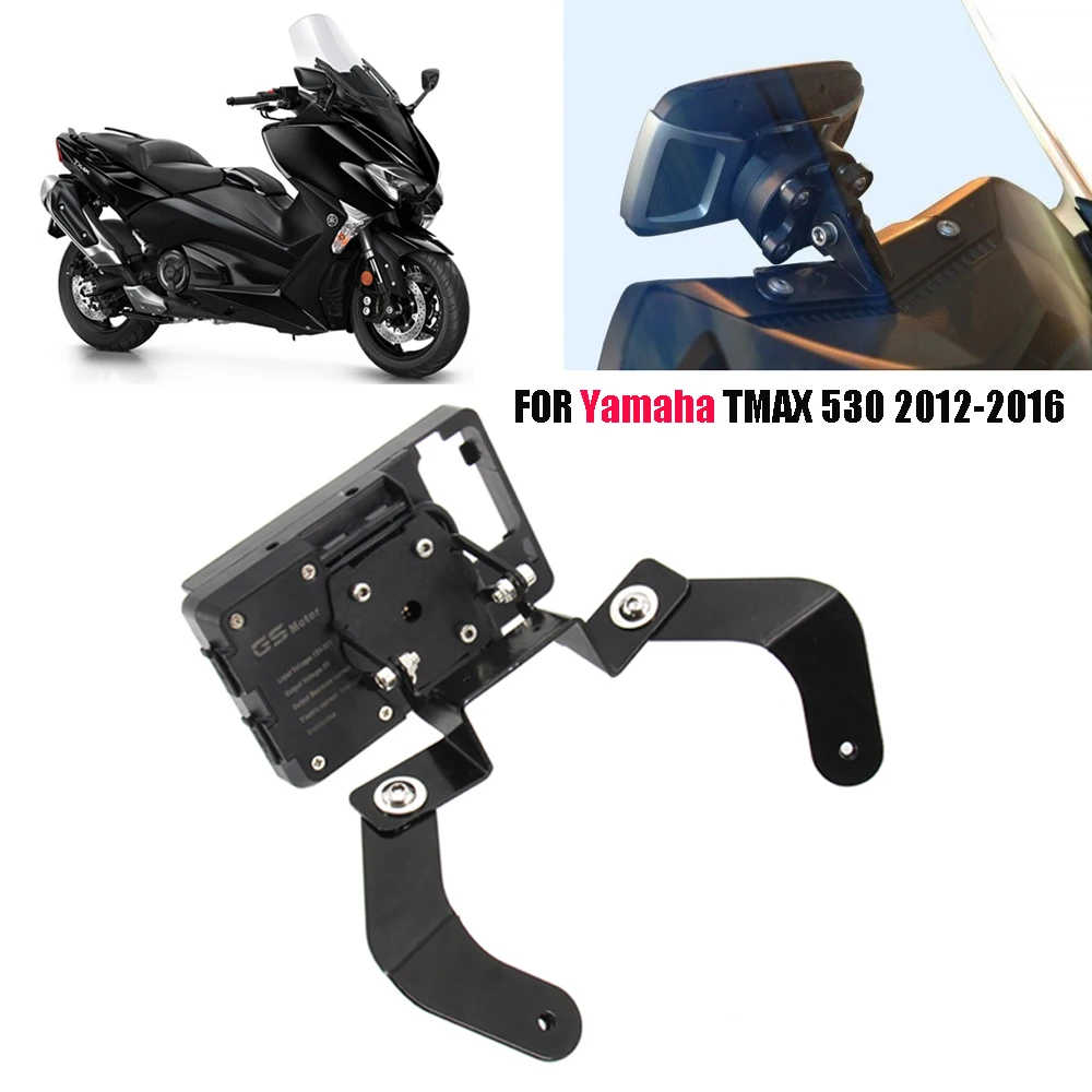 

Mobile phone stand navigation bracket FOR Yamaha TMAX530 TMAX 530 TMAX-530 2012-2016 Bracket Mount Smartphone GPS Holder