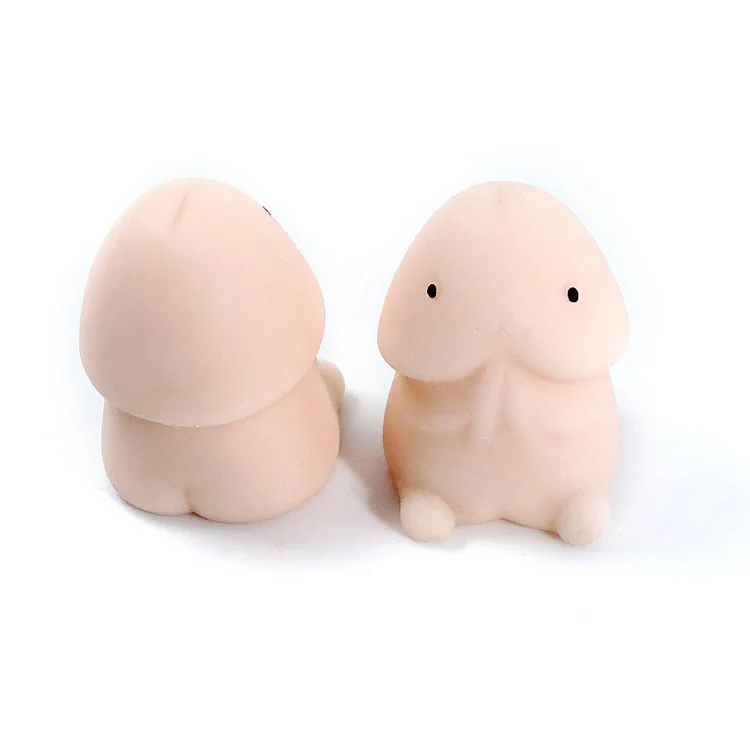 Funny Penis Shape Slow Rebound PU Decompression Toy Slow Rising Toys Stress Relief Relax Pressure Toys Interesting Gifts