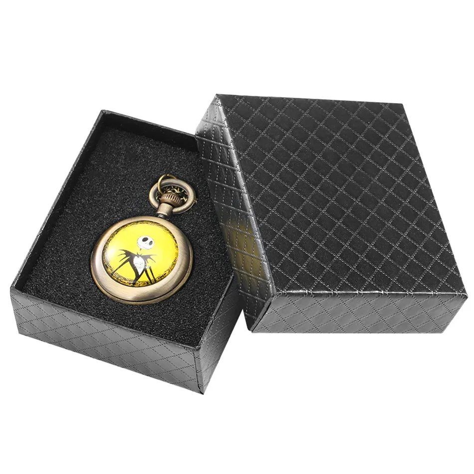 Black Pocket Watch Accessories  Boxes Storage Case for Diameter 3cm/5cm Size