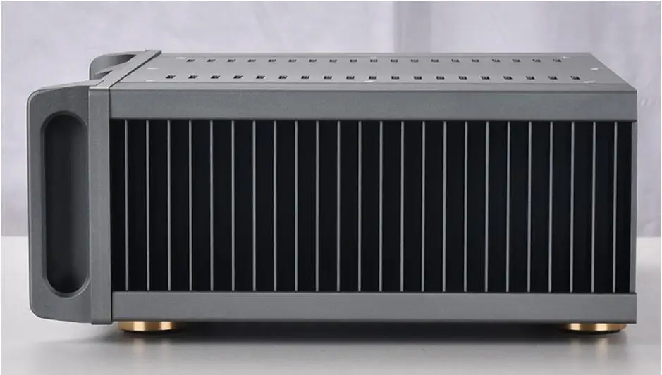 Nuovo design E-360 CNC Amplificatore completamente in alluminio Telaio post amp Box Custodia hifi per custodia fai da te