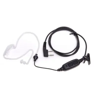 

Dual PTT Air Duct Earpiece With Mic Headset for Baofeng Two Way Radio UV-82 UV 82 UV82L UV-89 TK3207 TK3118Accessories