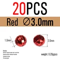 20PCS  Red  1I8