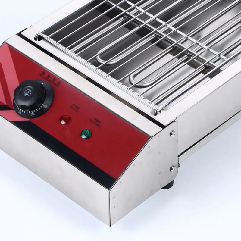 2.5KW Electric Barbecue grill with Adjustable thermostat knob Large capacity stainless steel Grills Household Commercial party