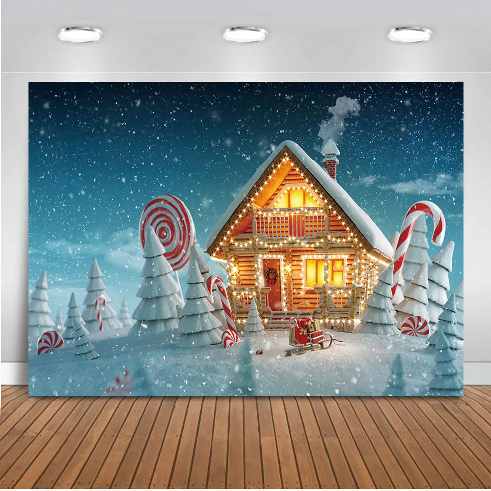 عيد الميلاد الخلفيات فوتوكول خرافة الشتاء الثلوج الوليد الطفل صورة خلفية الحلوى السماء المرصعة بالنجوم الشتاء الثلوج المناظر الطبيعية ديكور