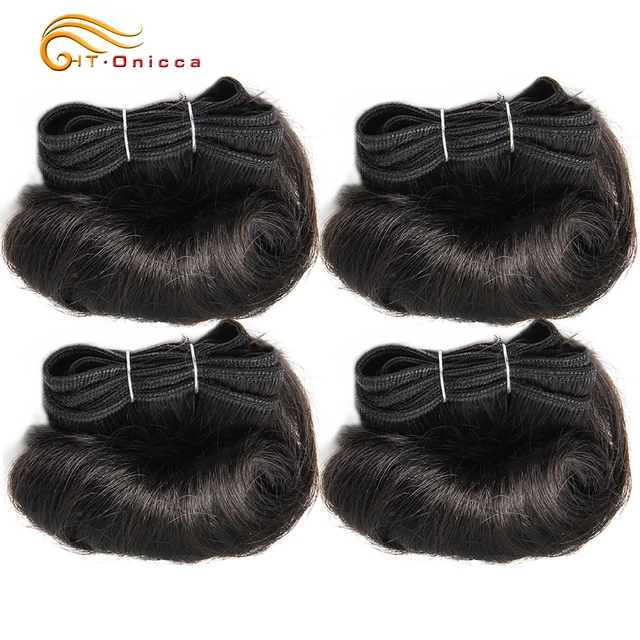 Brazylijskie kręcone włosy splot wiązki 100% ludzki włos 4 wiązki Afro 1B 30 bordowe wiązki Przedłużanie włosów 5 5 6 7 cali Remy Hair