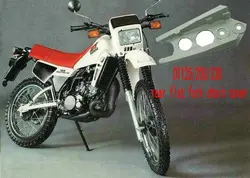 自転車チェーンとスライダーの間の保護,スイングアーム,ヤマハDT125,dt200,dt230,dt,125,200,230