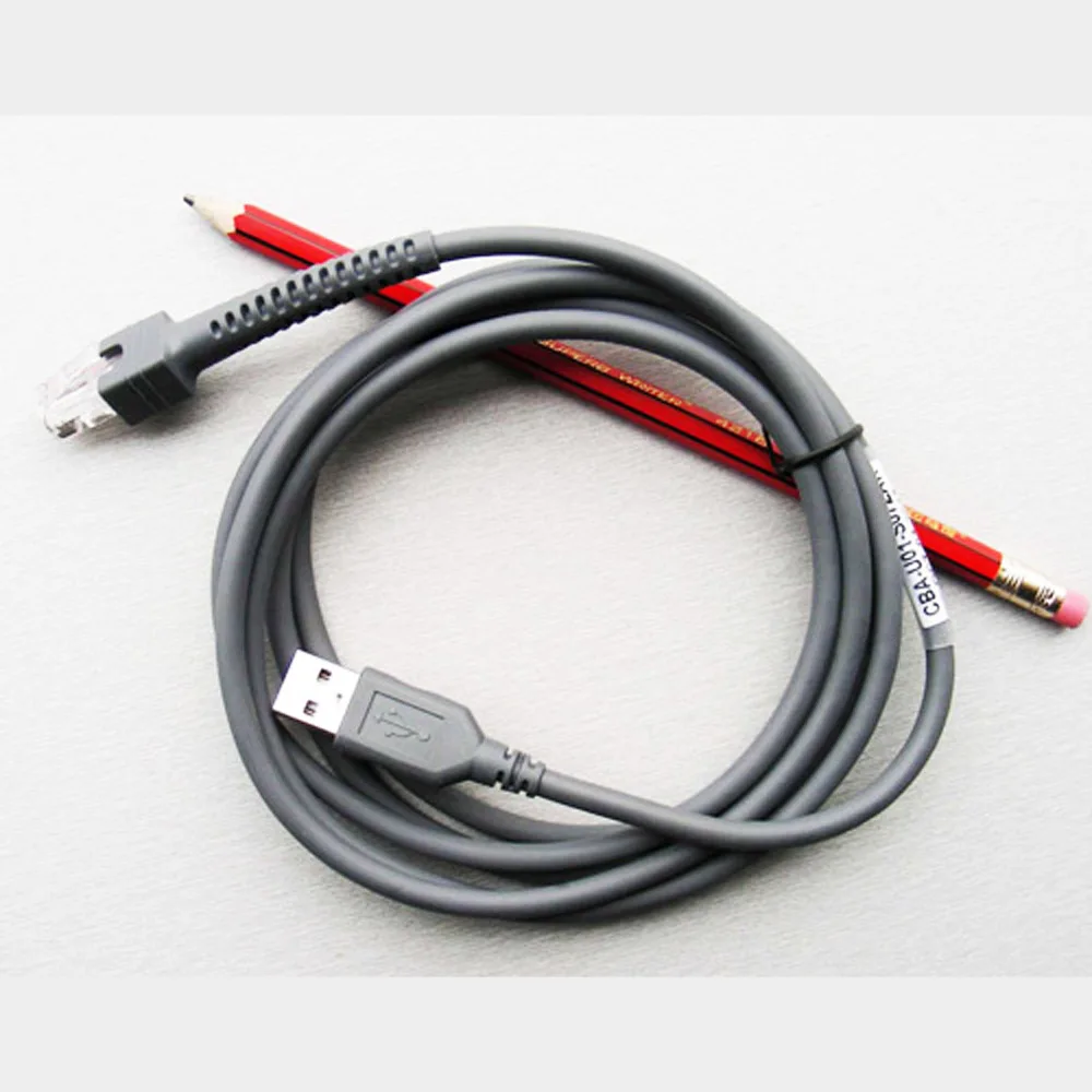 USB Cable CBA-U01-S07ZAR 2m 7ft for Symbol Motorola Zebra DS9208 LS2208 LS4208 LS4008 M2007 2208 Barcode scanner Z2