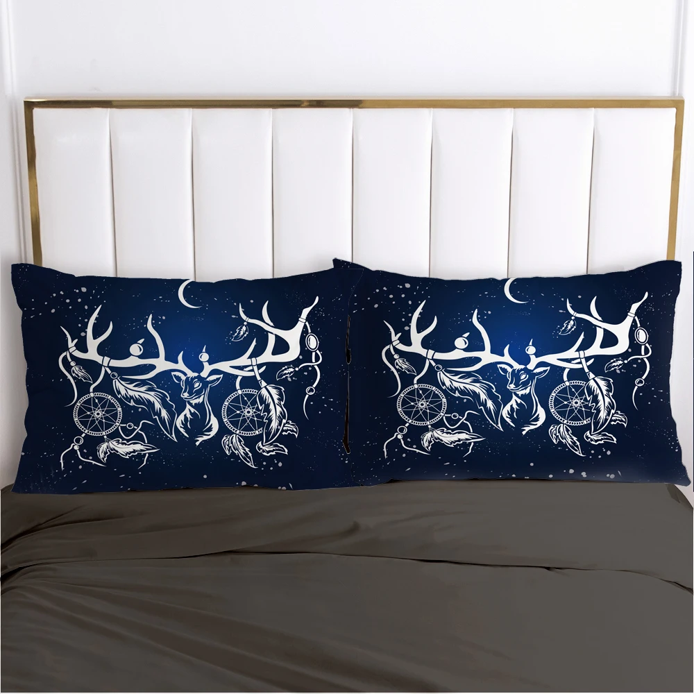 

Customize 3D 2PCS Pillow Cases Decoration Throw Pillow Cover Bedding PillowCase 65x65 50x75 Home textile Bohemia Drop Ship