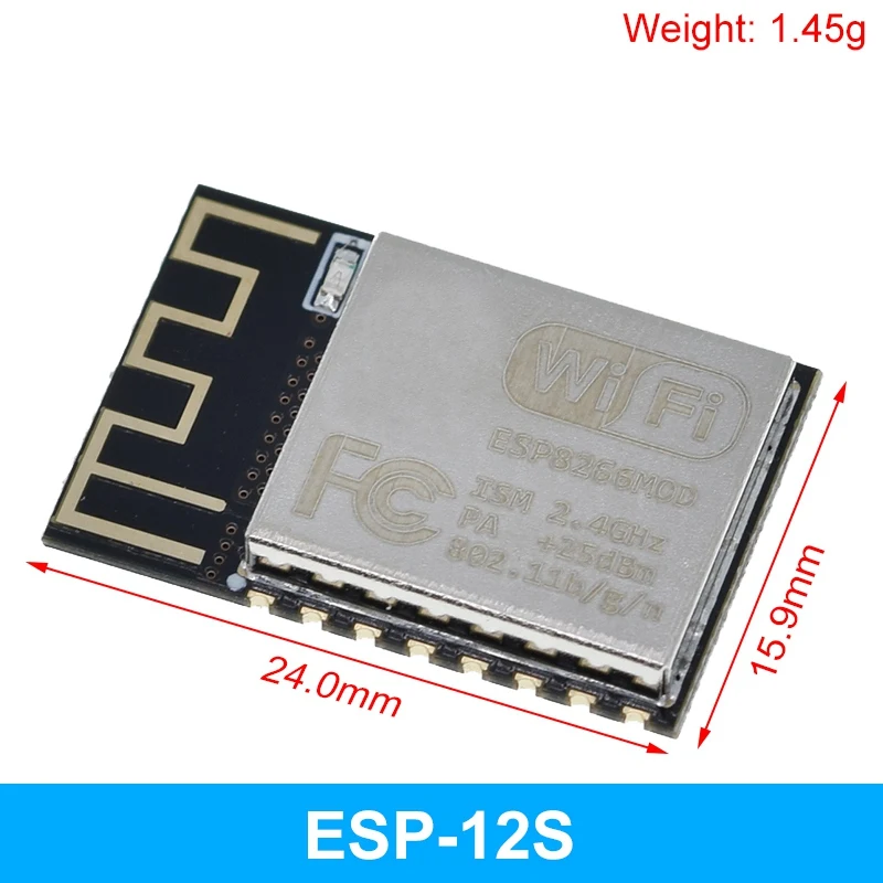 ESP8266 ESP-01 ESP-01S ESP-07 ESP-12E ESP-12F ESP-32 ESP-32S Serielles WLAN-Modul Drahtloser Transceiver 2,4G für Arduino – Detail 38