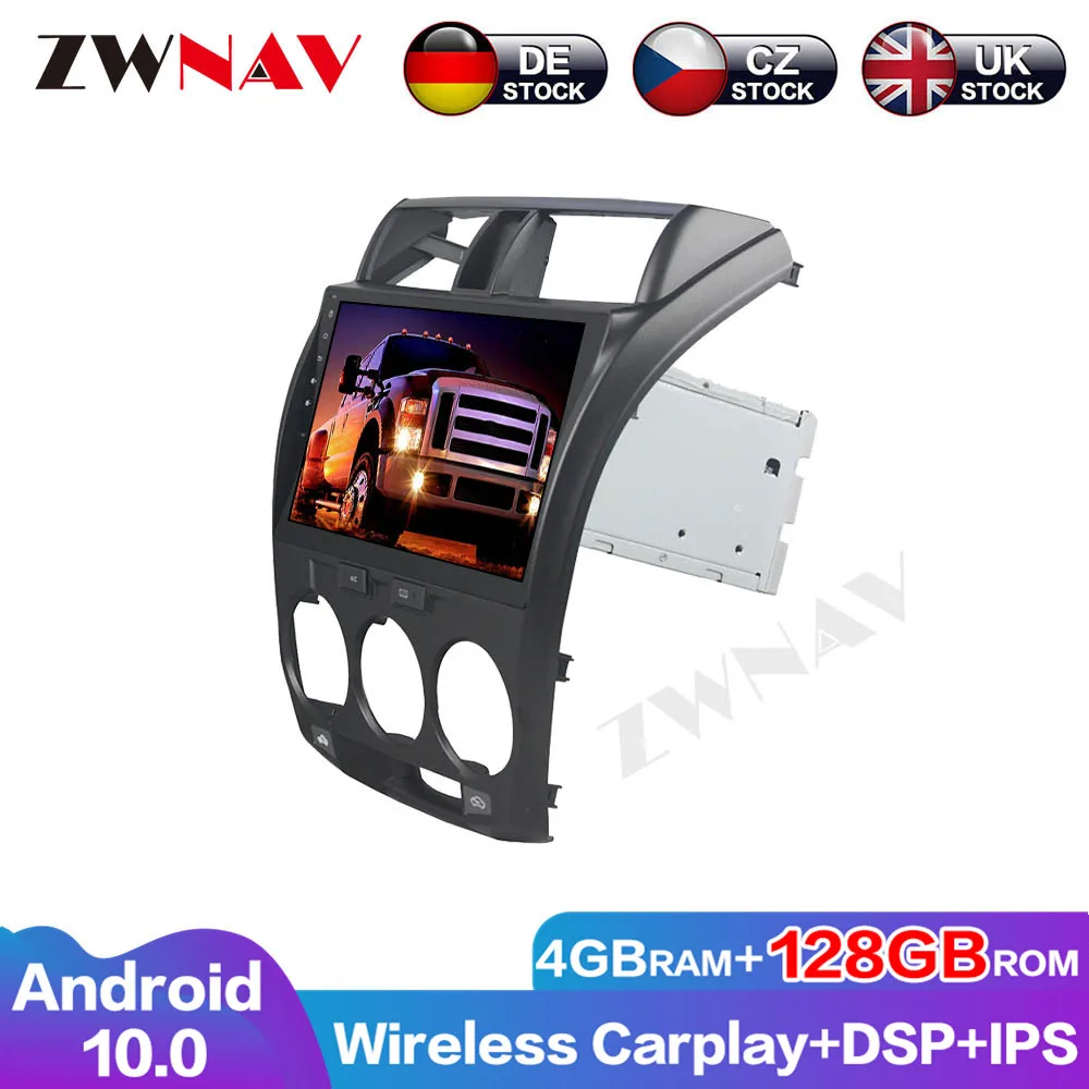 128G Android 10 Screen Car DVD Player Carplay Radio Audio Navigation GPS For Honda City 2006-2013 Head Unit Multimedia