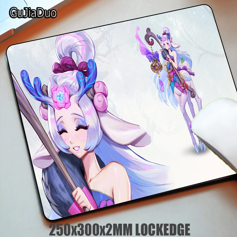 

League of Legends Lillia Anime Mouse Pad Large XL Gamer Pc Laptop Keyboard Desk Mat Gaming Room Accessories Kawaii Table Pad Rug