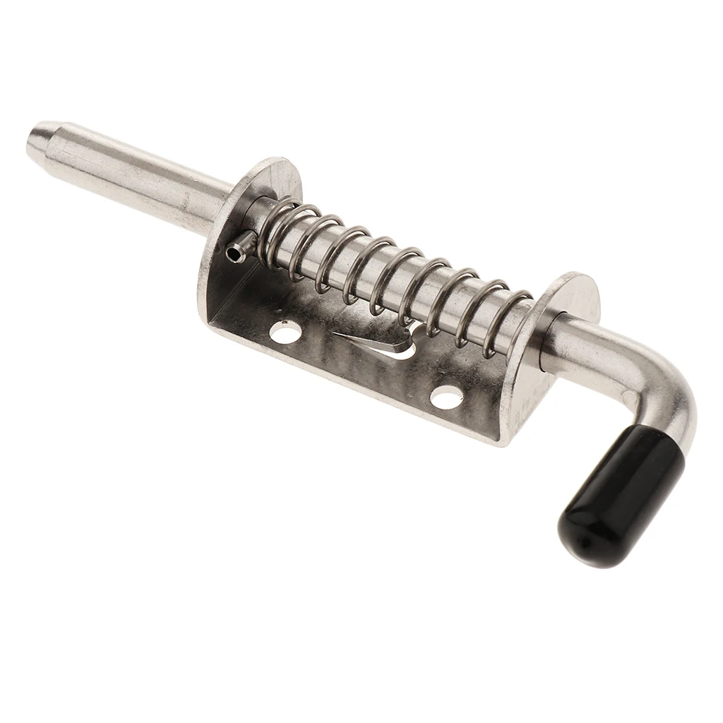 Spring Latch Barrel Bolt Spring Loaded Latch Durable to Use 10mm