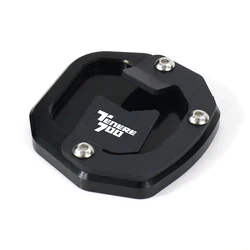 Suporte de suporte de extensão, suporte lateral de alumínio, apto para Yamaha Tenere 700, 2019-2020, Tenere 700