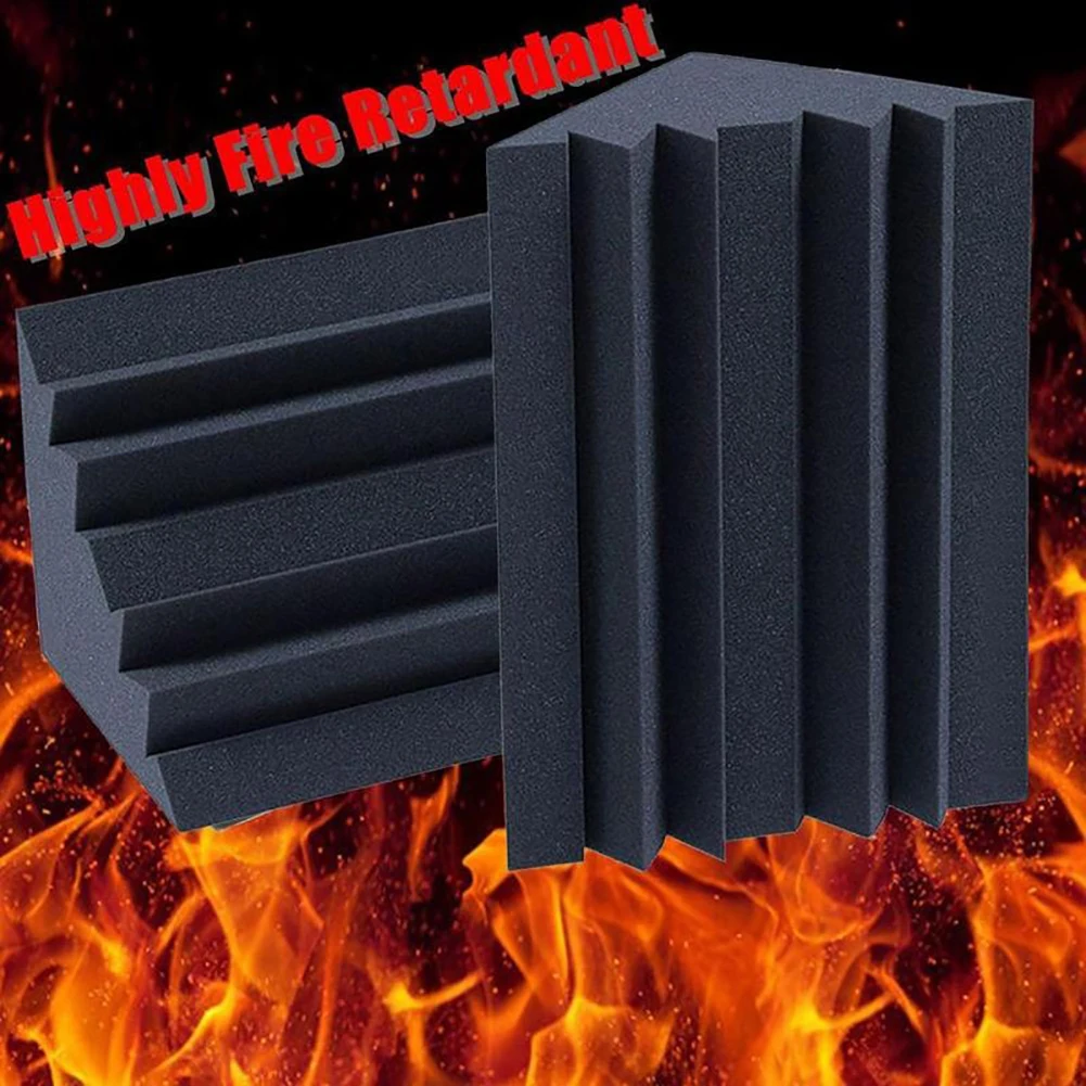 Sponge Soundproofing Foam Acoustic Bass Trap Corner Absorbers studio foam sound insulation for Meeting Studio Room