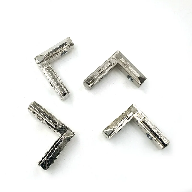 Conector de ranura de esquina 2020 / 3030/4040/ángulo recto Tipo L, adecuado para conexión de perfil de aluminio