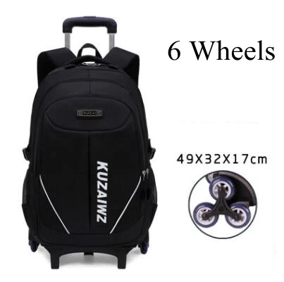 School Rolling backpack Bags kids School bag trolley bag sets Children school wheeled backpack for boys school bag with wheels