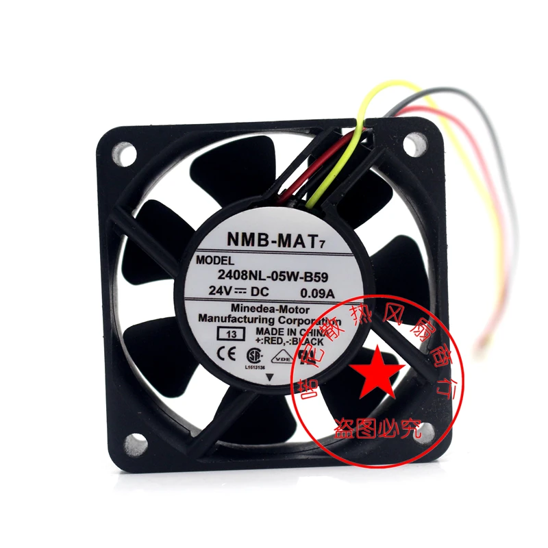 

New original NMB-MAT 2408NL-05W-B50/B59 24V 0.09A 6CM 6020 inverter fan