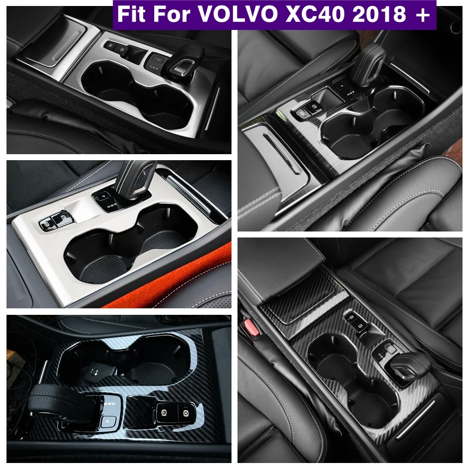 

Fit For Volvo XC40 2019 - 2023 Center Control Stalls Gear Shift Box Decoration Frame Panel Cover Decoration Trim Accessories