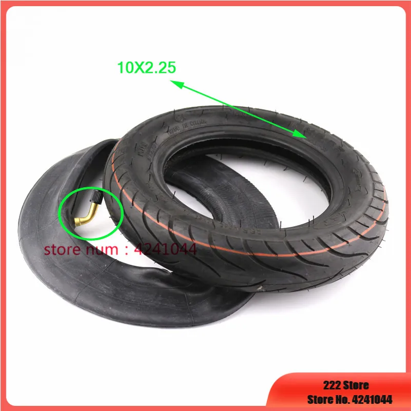 Tubo interior de neumático para vehículo de equilibrio automático, neumático de bicicleta eléctrica, llanta de 10 pulgadas, buena calidad, 10x2,25
