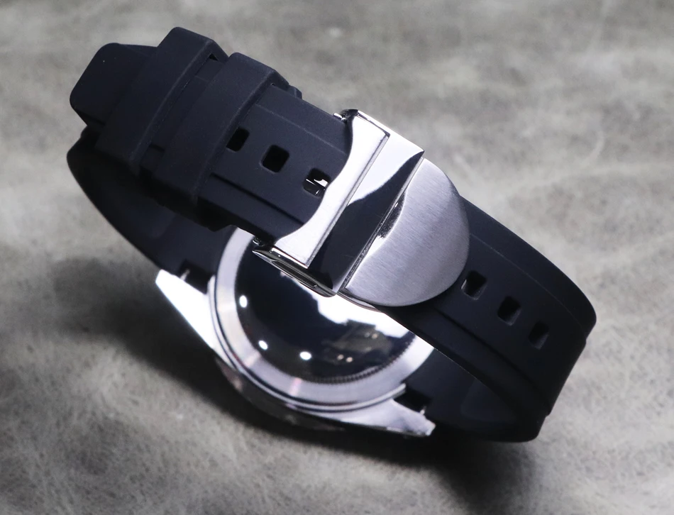 18mm 20mm 22mm Rubber Silicone Watch Strap New Grind Arenaceous Substitute Belt Special for Omega Tudor Watch