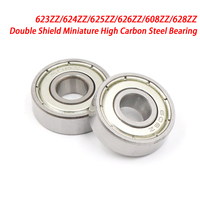 5PCS double shield miniature high carbon steel bearing 623ZZ 624ZZ 625ZZ 626ZZ 608ZZ 628ZZ 3D printer parts 608 Bearing