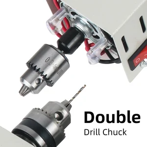 Mini Wood Machine Diy Carpentry Buddha Pearl Turning Burning Polishing Wood Drill Rotary Tool 12-24VDC 8 Main Sales Wood - №5