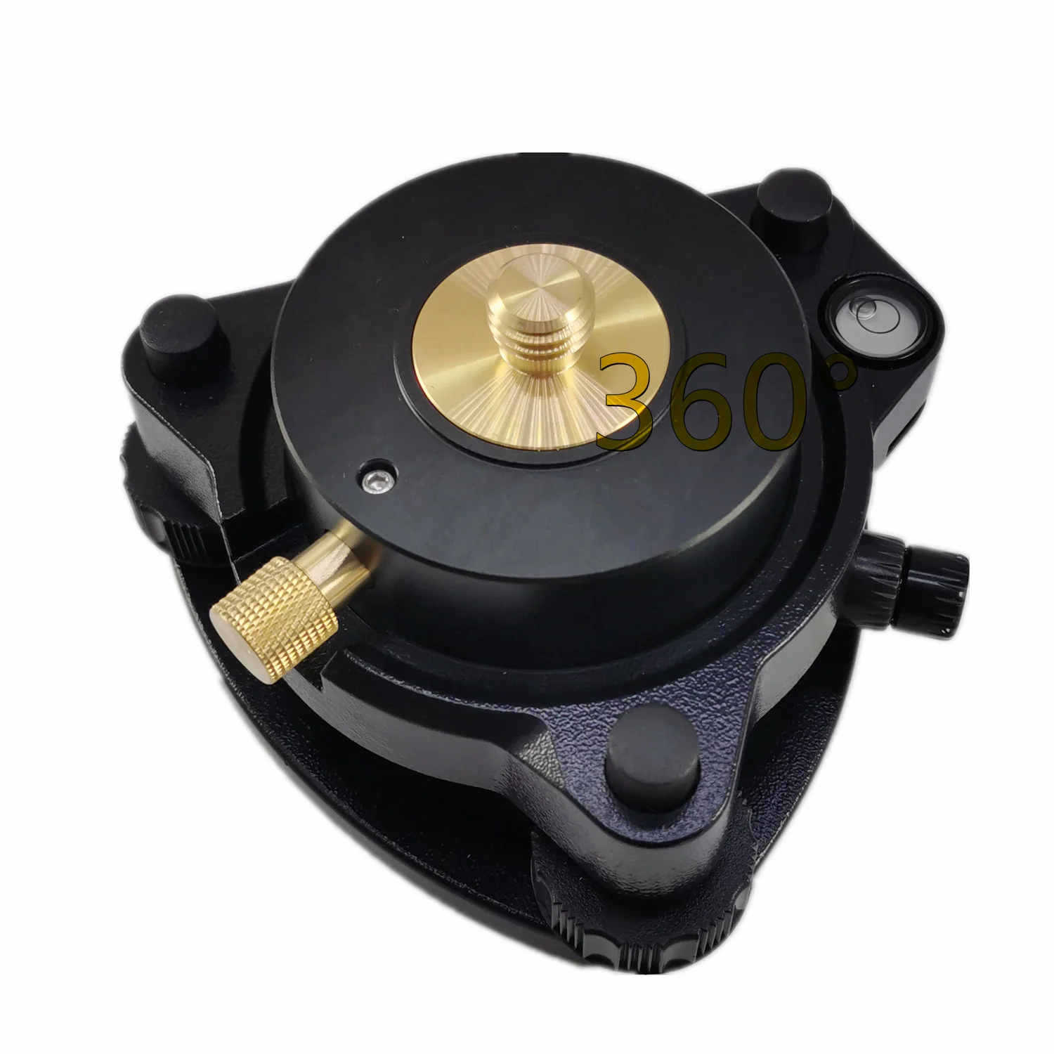 

Black Three-Jaw Tribrach T5 Fixed Adapter 5/8"11with Optical Plummet For Total Station Prism GPS RTK Fixed Install